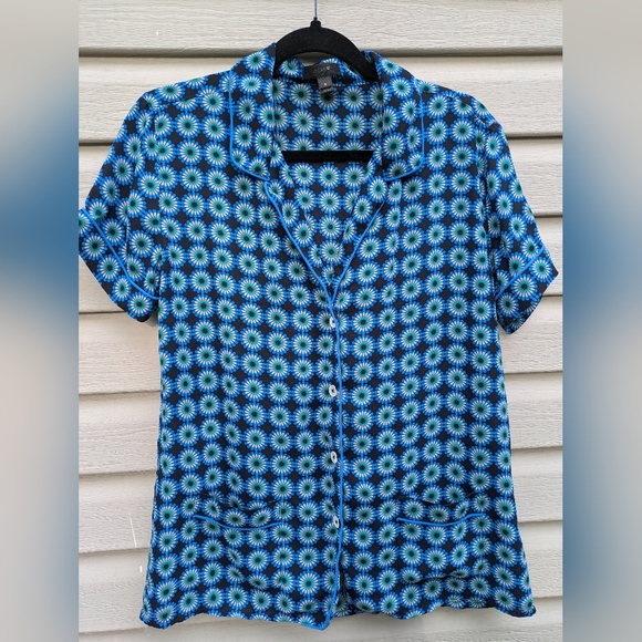 J. Crew. Pajama Style Top - Picture 1 of 7